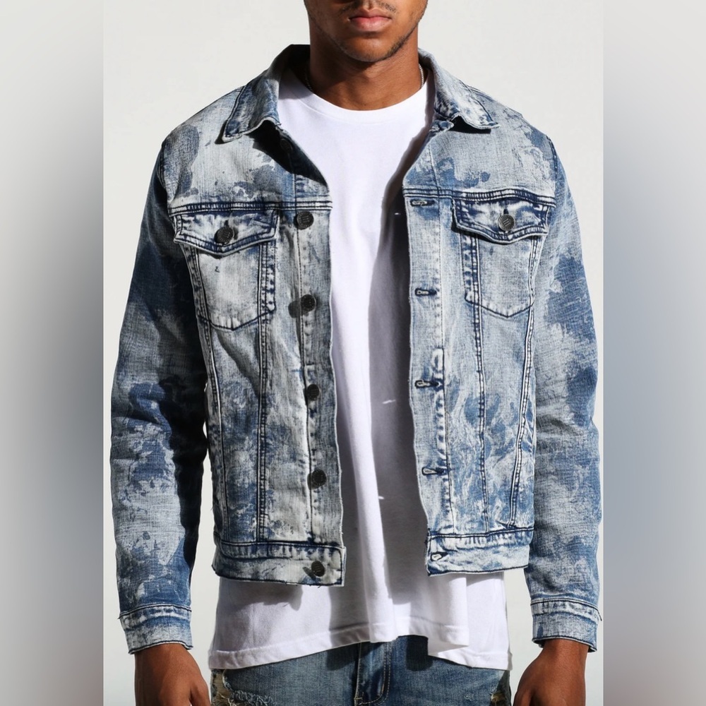 Embellish‎ Calico Denim Jacket (Bleach Acid) | NEW/NWT!!💙👖👕
